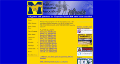 Desktop Screenshot of marlborobasketball.com